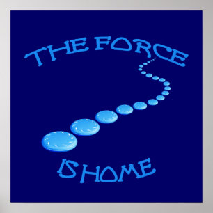 Force är Home Frisbee Poster