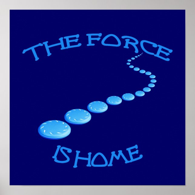 Force är Home Frisbee Poster (Framsidan)