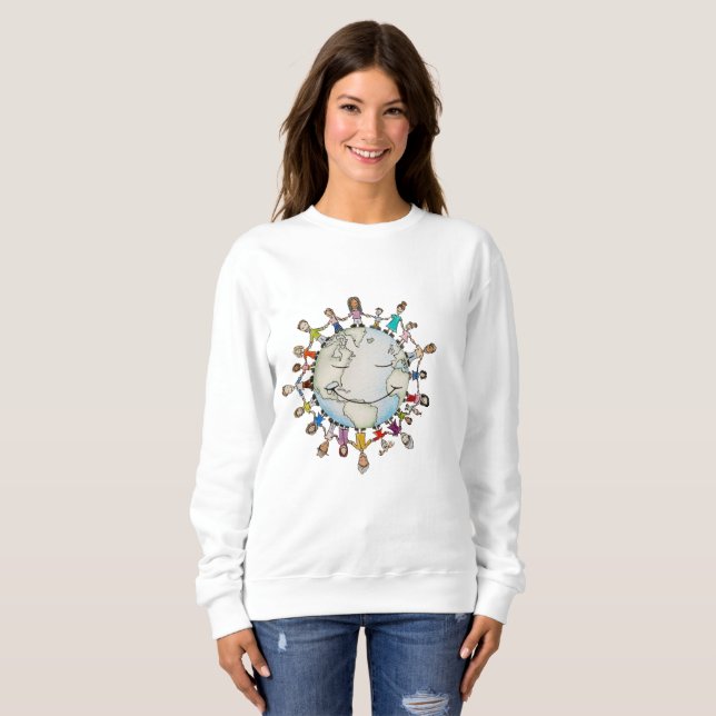 Force Fält för Bra Women's Sweatshirt (ny) Tröja (Hel framsida)