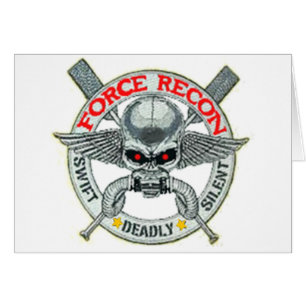FORCE RECON HÄLSNINGSKORT
