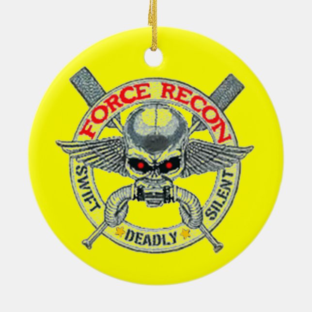 FORCE RECON JULGRANSPRYDNAD KERAMIK (Baksidan)
