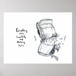 Forcerad illustration för bil med det Kurt Poster