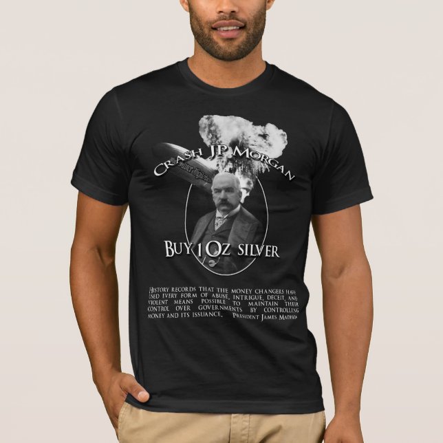 Forcerad JP Morgan med det Madison Tee Shirt (Framsida)