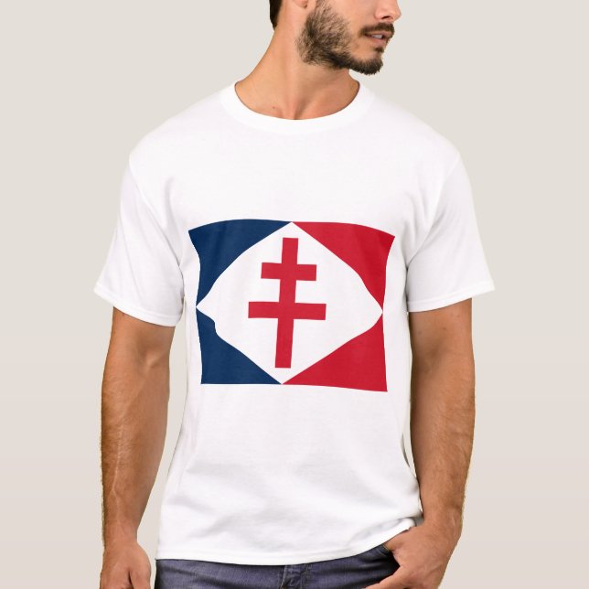 Forces Navales Françaises Libres T Shirt (Framsida)