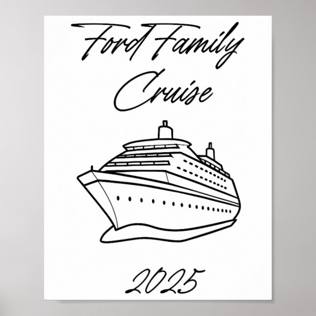 Ford Familjekryssning 2025  Poster (Framsidan)