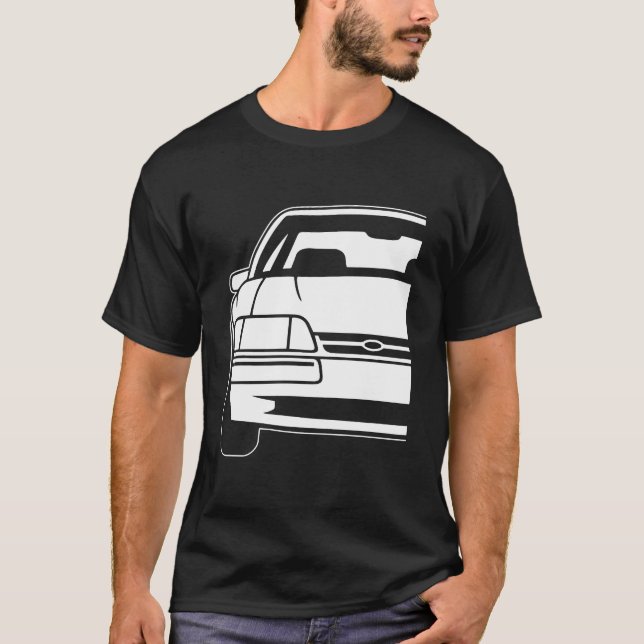 Ford Mustang 1993 Lx 1 T Shirt (Framsida)