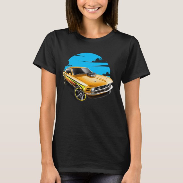 ford mustang t shirt (Framsida)