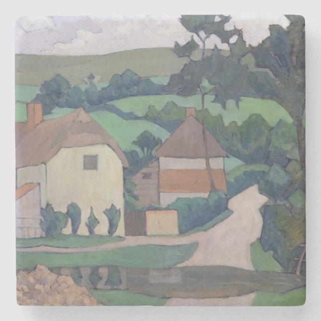 Ford (olja på kanfas) stenunderlägg (Framsidan)