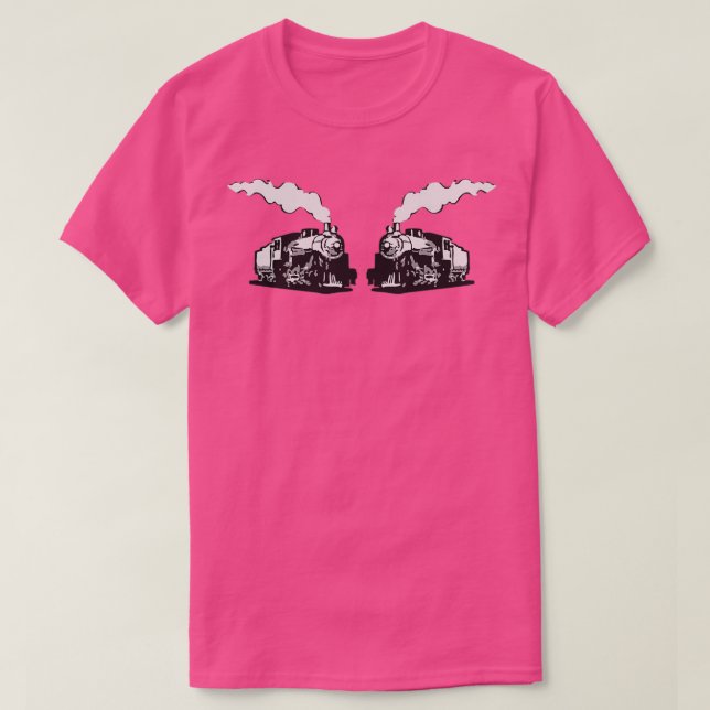 Fördämda rälslok romantik 1 t shirt (Design framsida)