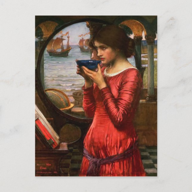 Fördärv av John William Waterhouse Vykort (Framsida)