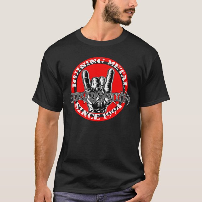 fördärva metall t shirt (Framsida)