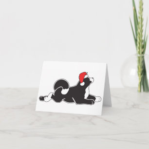 FÖRDÄRVAR Akita jul Notecard Helgkort