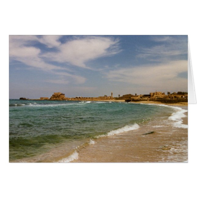 Fördärvar av Caesaria Hälsningskort (Framsidan Horizontal)