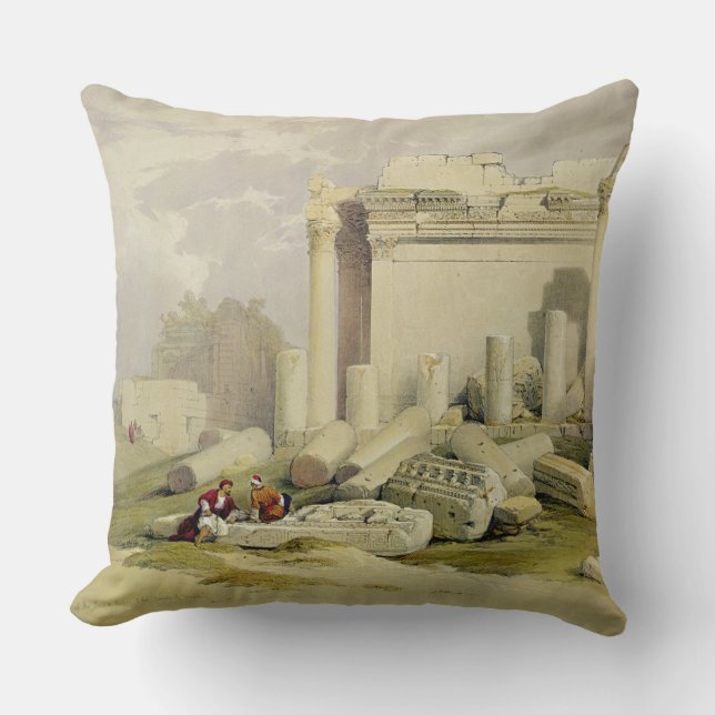 Fördärvar av den östliga porticoen av tempelet av kudde (Framsida)