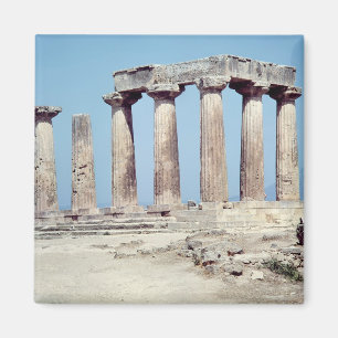 Fördärvar av tempelet av Apollo, c.550 BC Magnet