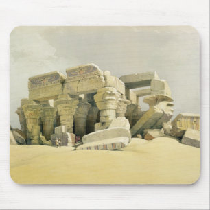 Fördärvar av tempelet av Kom Ombo, från "egypte Musmatta