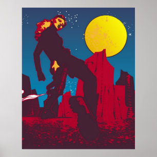 Fördärvar den röda planetaffischen poster