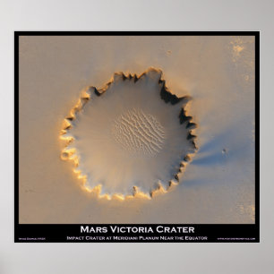 Fördärvar den Victoria krater Poster