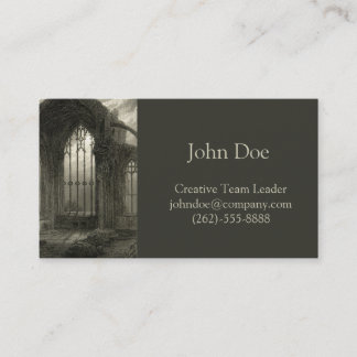 Fördärvar det medeltida kortet för det visitkort