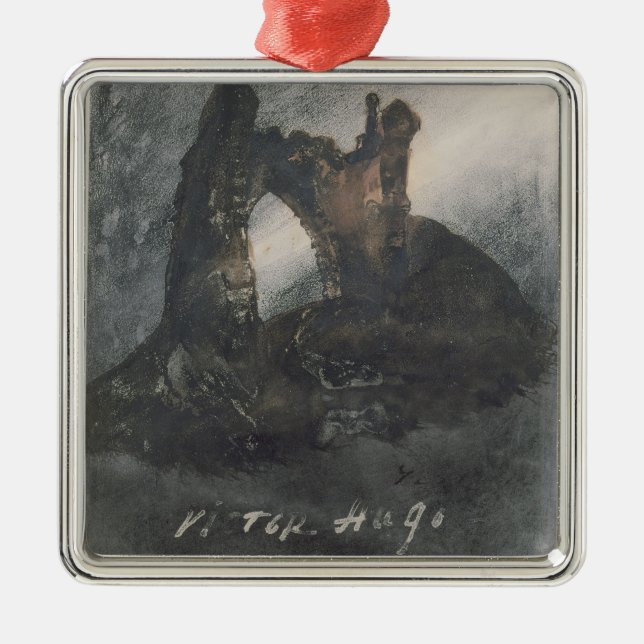 Fördärvar på Groz-Nez, Jersey eller bågen Julgransprydnad Metall (Framsidan)