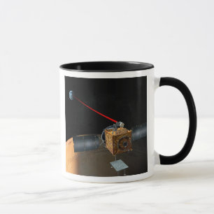 Fördärvar telekommunikationorbiteren mugg
