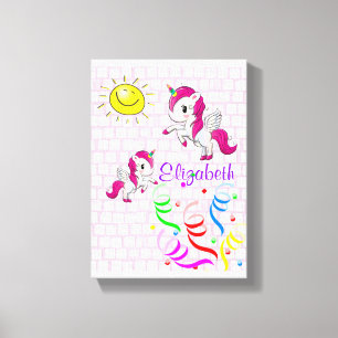 Fördärvat Kanvastryck Pony Sol