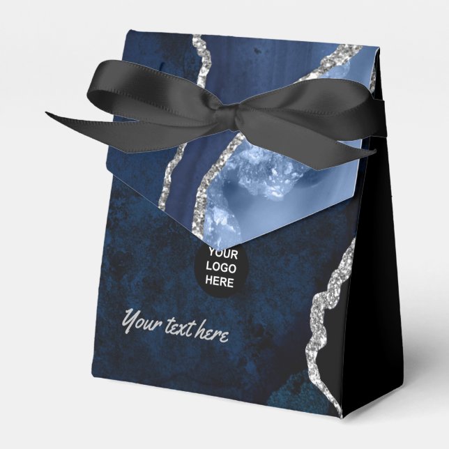 Fördärvlig sten i flottan och Silver Agate Presentaskar (Framsidan Sidan)