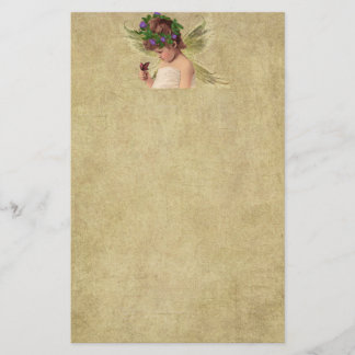 Fördärvliga lilla Angel Girl-Stationery-No Linjer Brevpapper