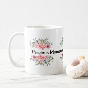 Fördärvliga meddelanden Koffee Tea You & Blommigt Kaffemugg