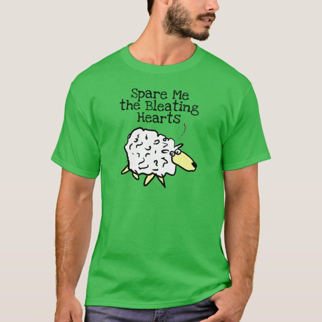 Fördela mig de böjande hörnen - Fårdesign T Shirt (Framsida)
