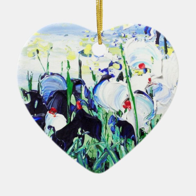 Fördelande gud härlighet julgransprydnad keramik (Framsidan)