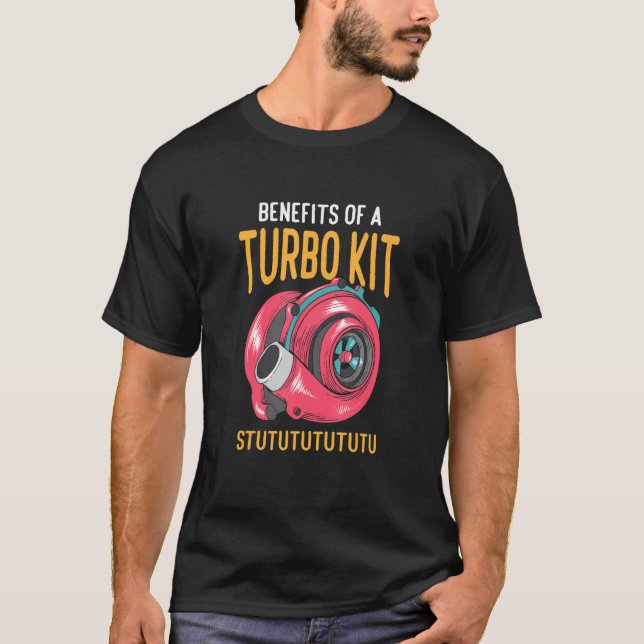 Fördelar för manar med turboladdare T T Shirt (Framsida)