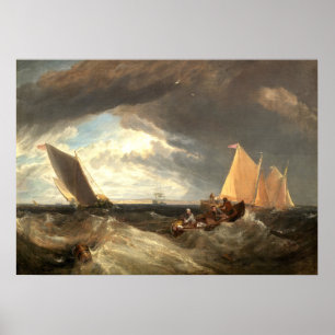 Fördelning av teman, William Turner Fine Art Poster