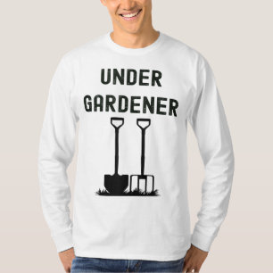 Fördelning Kläder- och trädgårdsmästare under trä T Shirt