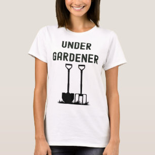 Fördelning Kläder- och trädgårdsmästare under trä T Shirt