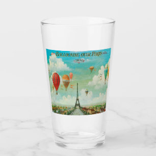 Fördelning över Paris Vintage resor Art Glaskopp