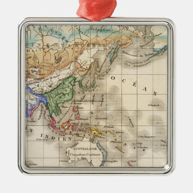 Fördelningsurinnevånare du genre humain julgransprydnad metall (Framsidan)