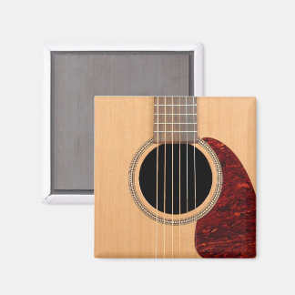 Fördjupad akustisk 6-strängsgitarr magnet