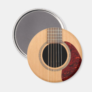Fördjupad akustisk 6-strängsgitarr magnet