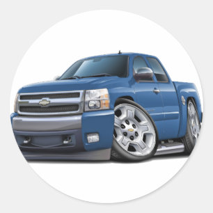 Fördjupad Cab för Chevy Silverado blåttgranit Runt Klistermärke