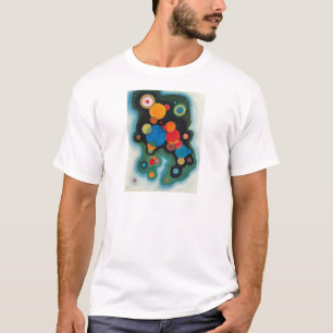 Fördjupad impulsabstraktolja på kanfas Kandinsky T-shirt