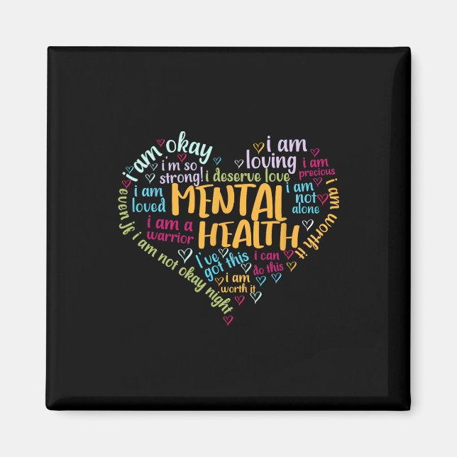 Fördjupning av mentalvårdsmedvetenhet magnet (Framsidan)