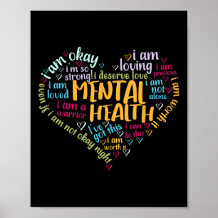 Fördjupning av mentalvårdsmedvetenhet poster