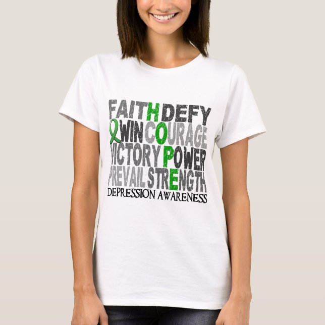 Fördjupning för hoppordCollage Tee Shirt (Framsida)
