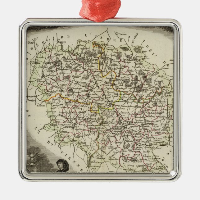 Fördjupningkartor Julgransprydnad Metall (Framsidan)