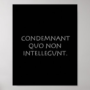 Fördömande av icke-intellektuellt poster