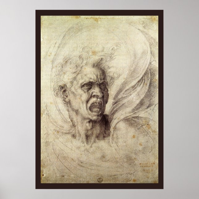 Fördömd själ av Michelangelo Poster (Framsidan)