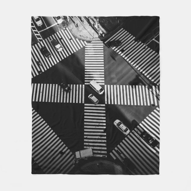 Fordon AERIALFOTOGRAFI PÅ STRETTOR UNDER D Fleecefilt (Framsidan)