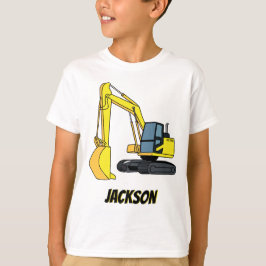 Fordon för personliggrävskopakonstruktion t shirt
