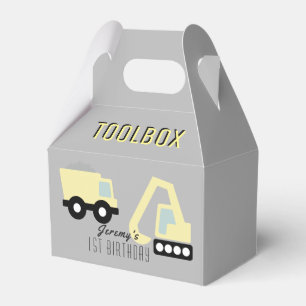Fordon Grått Toolbox Birthday Presentaskar